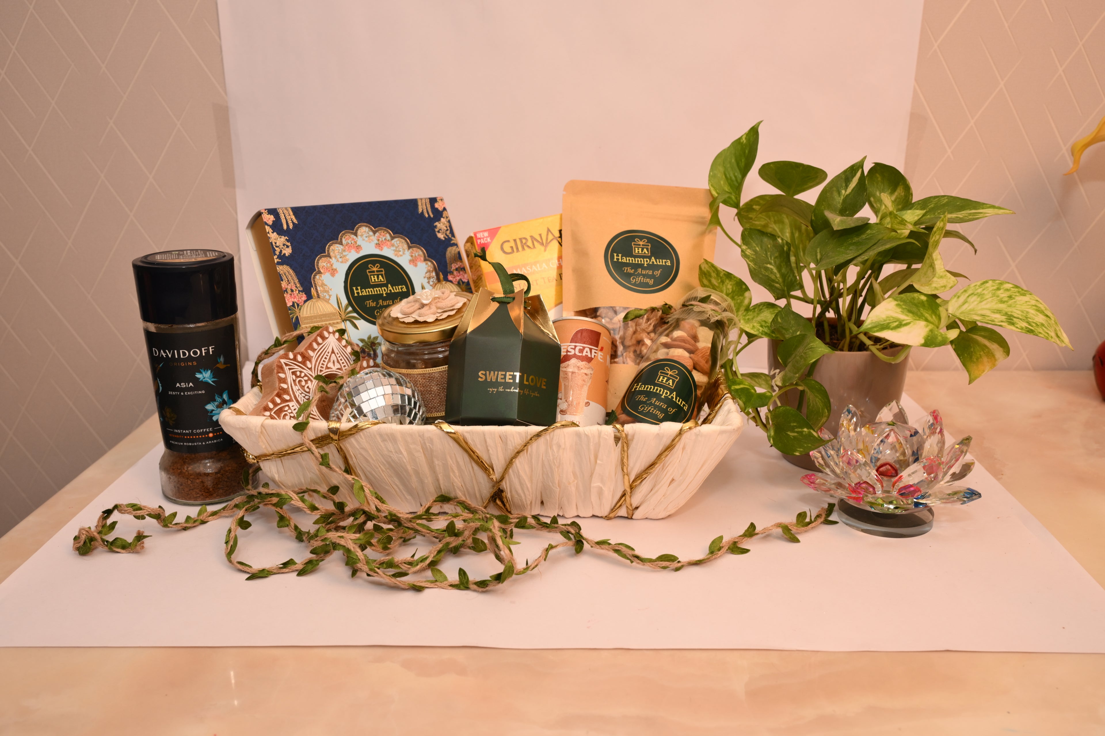 "Global Swaad Desi Andaaz" – World Taste, Local Style Basket - Fully Customisable