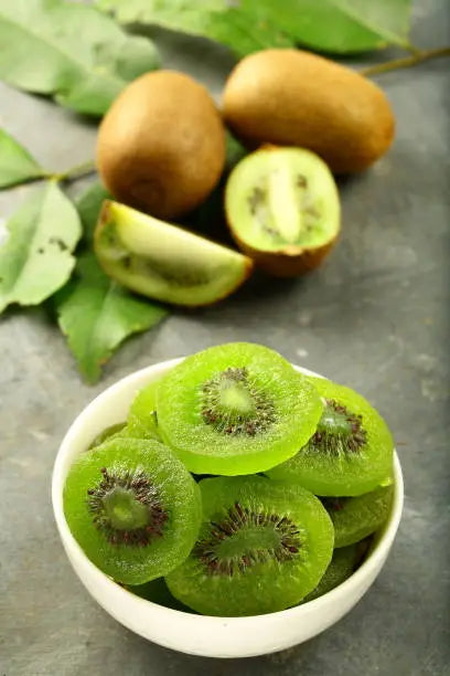 Exotic Dried Kiwi Slices (The Tropical Zing)